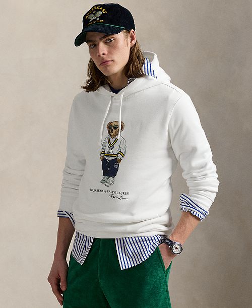 alfani Polo Ralph Lauren Men's Polo Bear Fleece Hoodie Men's Fashion & Accessories