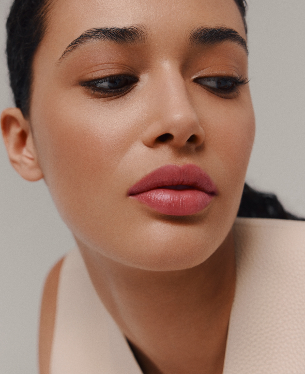 Hermes Rouge  Satin Lipstick Refill In 18 Rose Encens