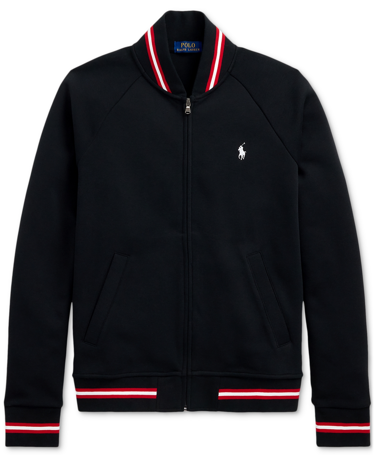 Polo Ralph Lauren Men's Double-knit Bomber Jacket In Multi