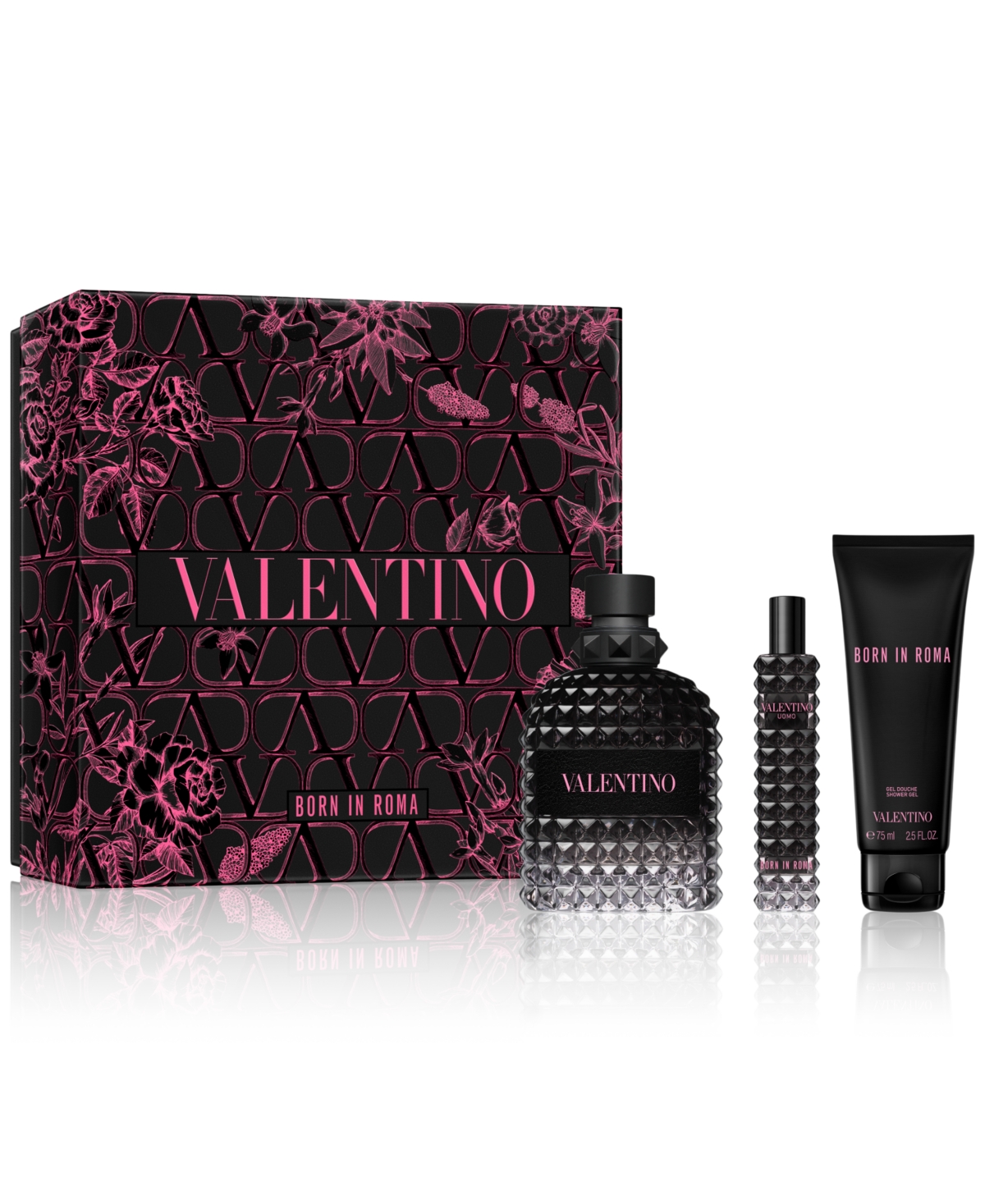 Men's 3-Pc. Uomo Born In Roma Eau de Toilette Gift Set