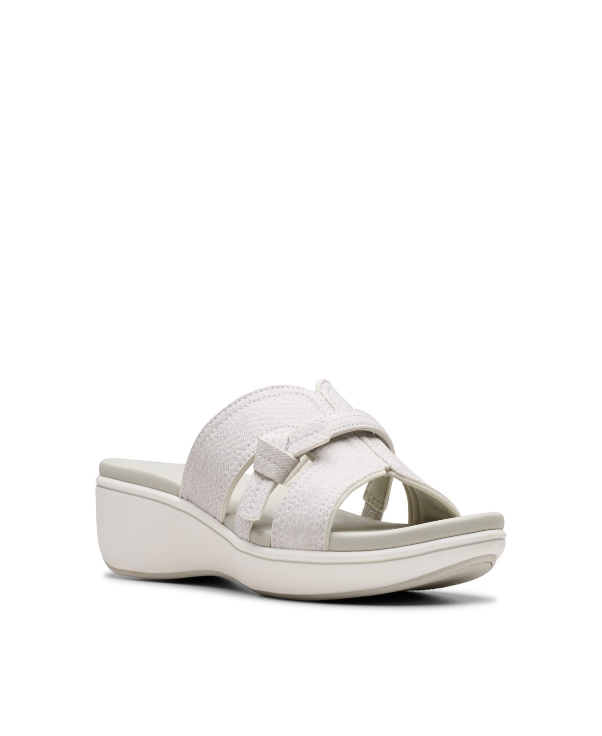 Clarks Cloudsteppers Women's Breeze Rae Mia Slip-On Flat Sandals - Off White Interest