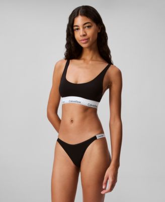 Women's Modern Logo Dipped String Thong Underwear QD5157