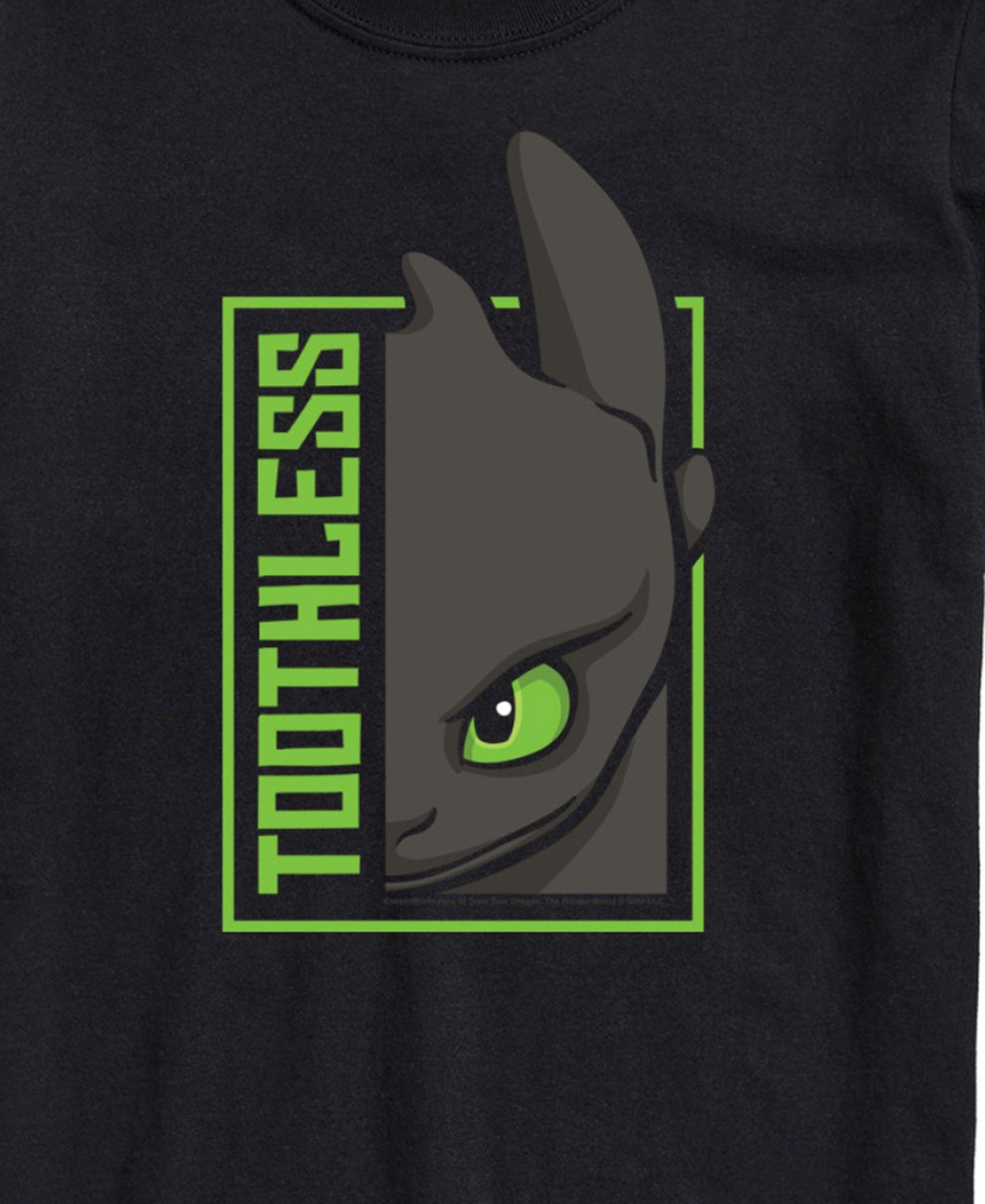 Мужская футболка AIRWAVES How To Train Your Dragon Toothless Short Sleeve, цвет: Чёрный — фото 3
