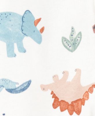 Baby Boys Cotton Dinosaur Sleep & Play Pajamas