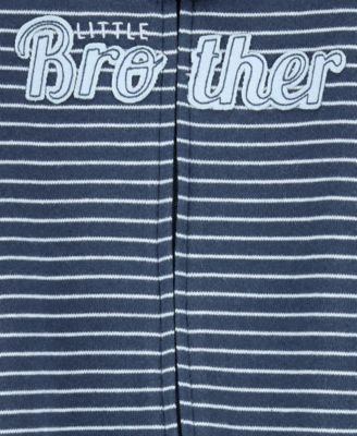 Baby Boys Cotton Little Brother Sleep & Play 