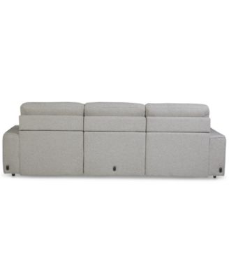 Frandlyn 3-Pc. Fabric Power Sliding Sofa, Exclusively at Macy's
