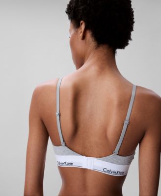 Women's Modern Cotton Lightly Lined Triangle Bralette- QF5650