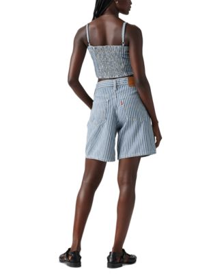 Premium Women's Cotton High Rise Baggy Shorts