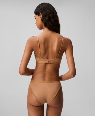 Women's Form To Body Lightly Lined Triangle Bralette QF6758