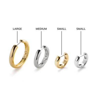 Bold Huggie Hoops - Giulia