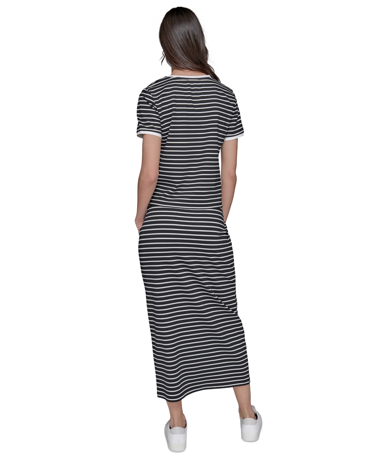 Shop Karl Lagerfeld Women's Striped T-shirt