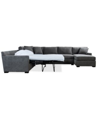 Radley 4-Pc. Fabric Sleeper Sectional Sofa, Exclusively at Macy's