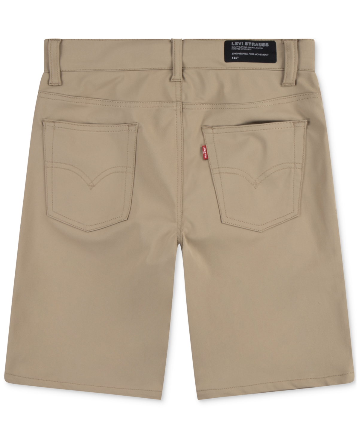 LEVI'S BIG BOYS 511 SLIM FIT PERFORMANCE STRETCH SHORTS 