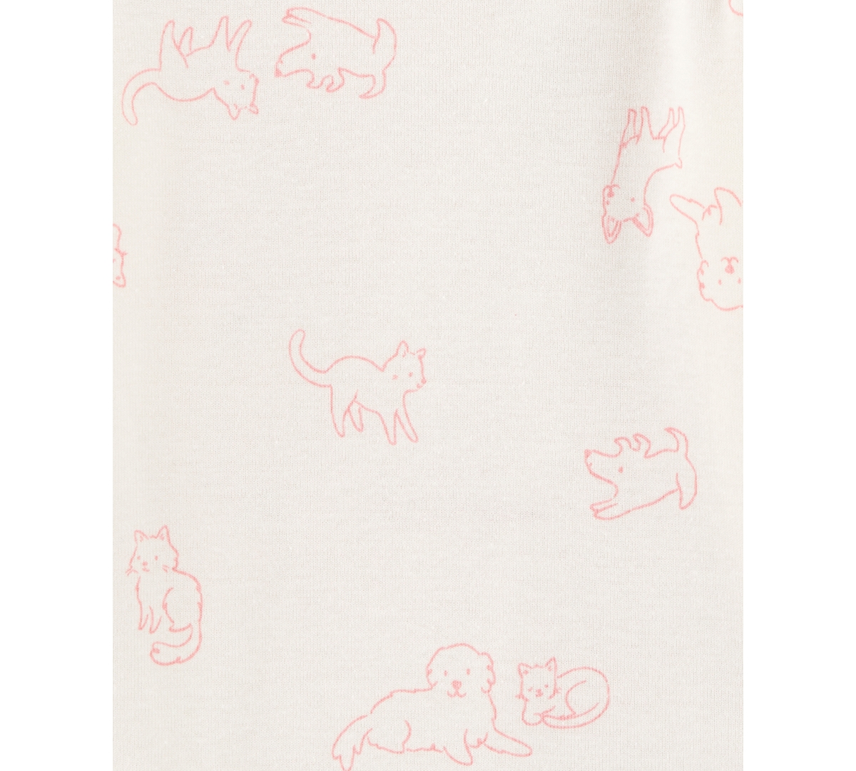 Carter's Baby Girls Cotton Puppy Long-sleeve Bodysuits, 4 Pack
