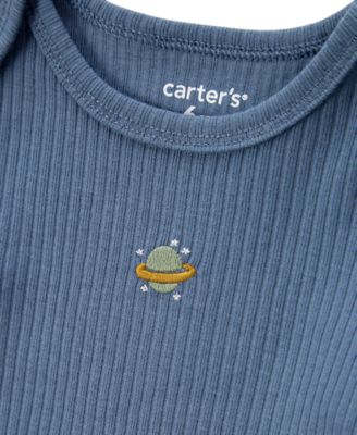 Baby Boys Rocket Ship Little Character Bodysuits & Pants, 3 Piece Set