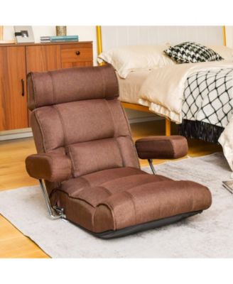 Adjustable Folding Sofa Chair with 6 Position Stepless Back