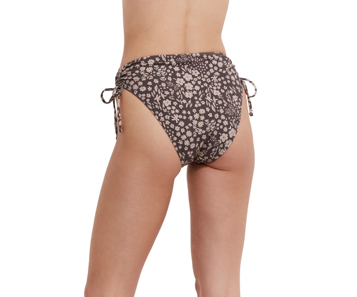 Women's Bella Flora Adjustable High Rise Swim Bottom - Multi brown