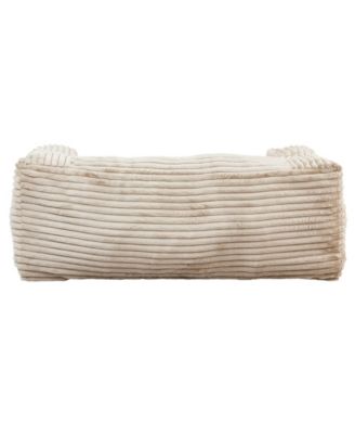 26" Corduroy Foam Bean Bag Sofa
