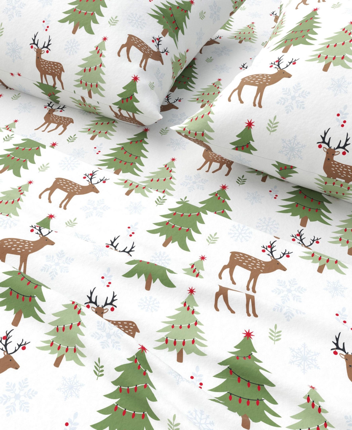 Linery & Co. Ultra-Soft Turkish Cotton Flannel Lodge Print Sheet Set