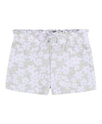 Toddler Girls 3-Pack Pull-On Knit Shorts, Lemons, 5T