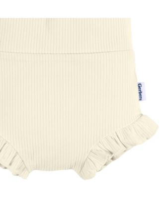 Baby Girls Bubble Shorts, 3-Pack