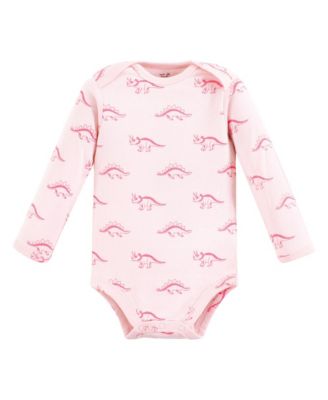 Soft Natural Cotton Long-Sleeve One-Piece Essentials