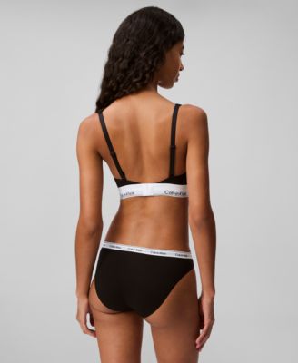 Calvin Klein Women's Modern Cotton Lightly Lined Bralette QF7586