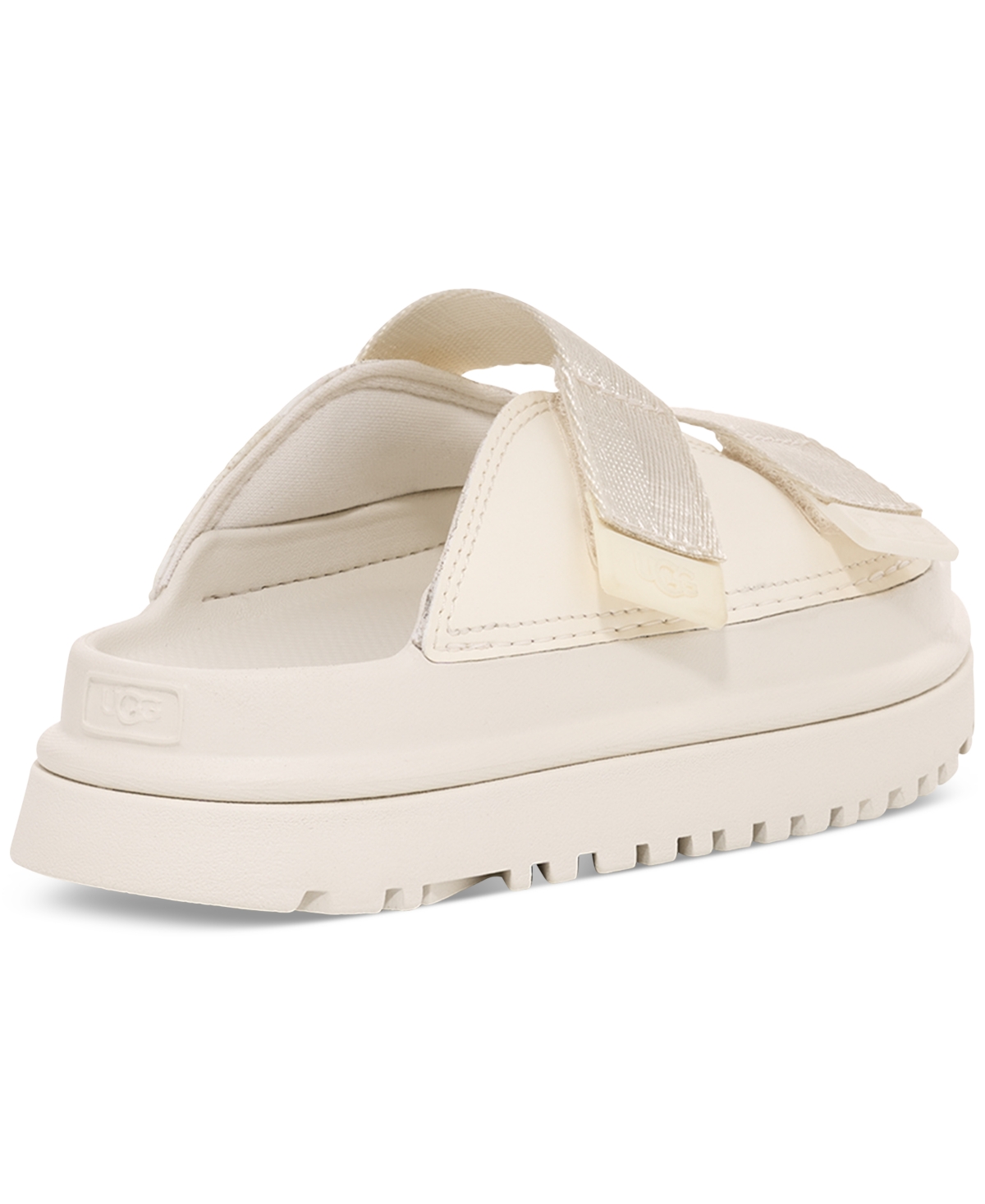 Ugg Goldenglow Ivory Fabric Blend Slippers