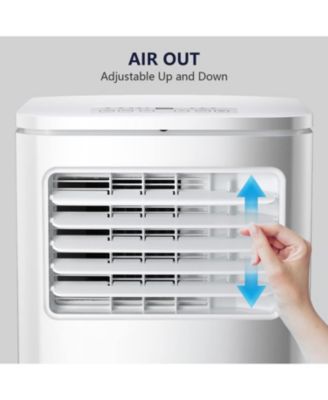 8,000 BTU Portable Air Conditioners, Air Conditioner for Room Up to 350 Sq.Ft, 3-in-1 Portable AC Unit Cool & Dehumidifier & Fan Modes with Remote Control