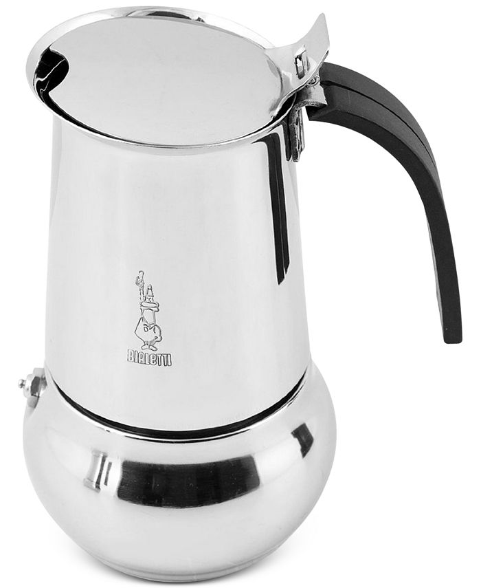 Bialetti Kitty 4 Cup Stainless Steel Stovetop Espresso Coffee Maker