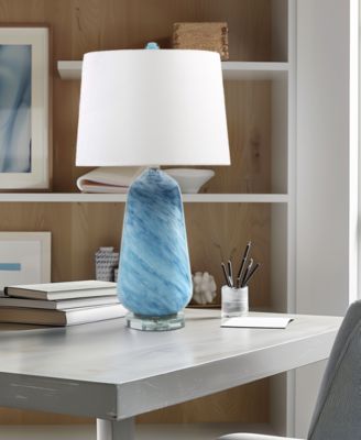 28" Aquaviva Confetti Glass Table Lamp