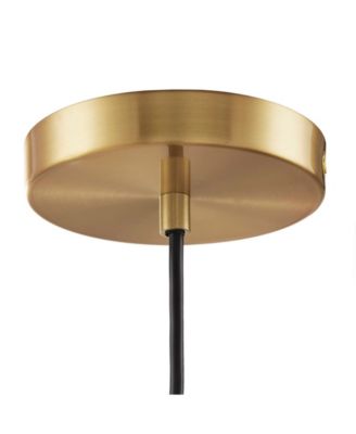 9" Auburn Bell Shaped Hanging Glass Pendant Light