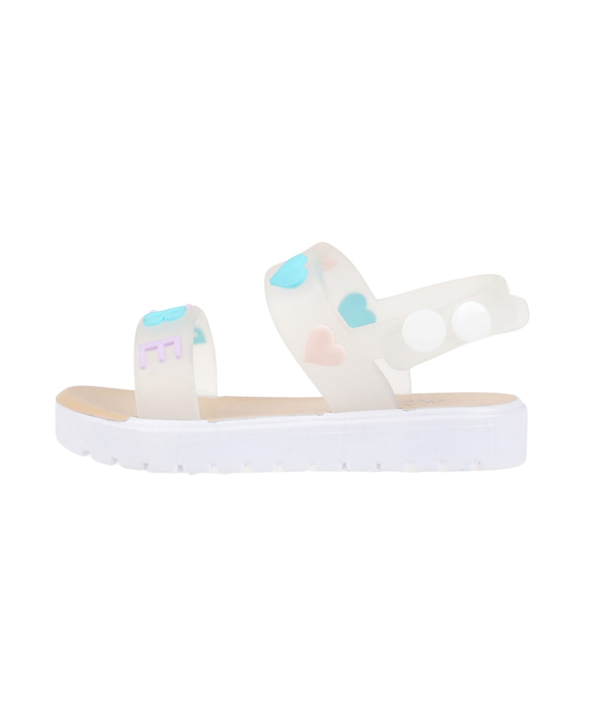 Bebe Toddler Girls Cute And Comfortable Summer Sandals In White