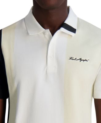 Men's Regular-Fit Colorblocked Polo Shirt