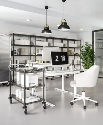 3-Tier Utility Cart with Shelf Liners