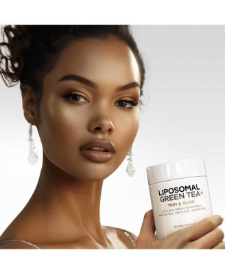 Liposomal Green Tea+ EGCG 50% Green Tea Extract, Matcha Green Tea Powder, Peppermint Leaf, Lemon Peel, Green Tea Pils Supplement, 60 Capsules