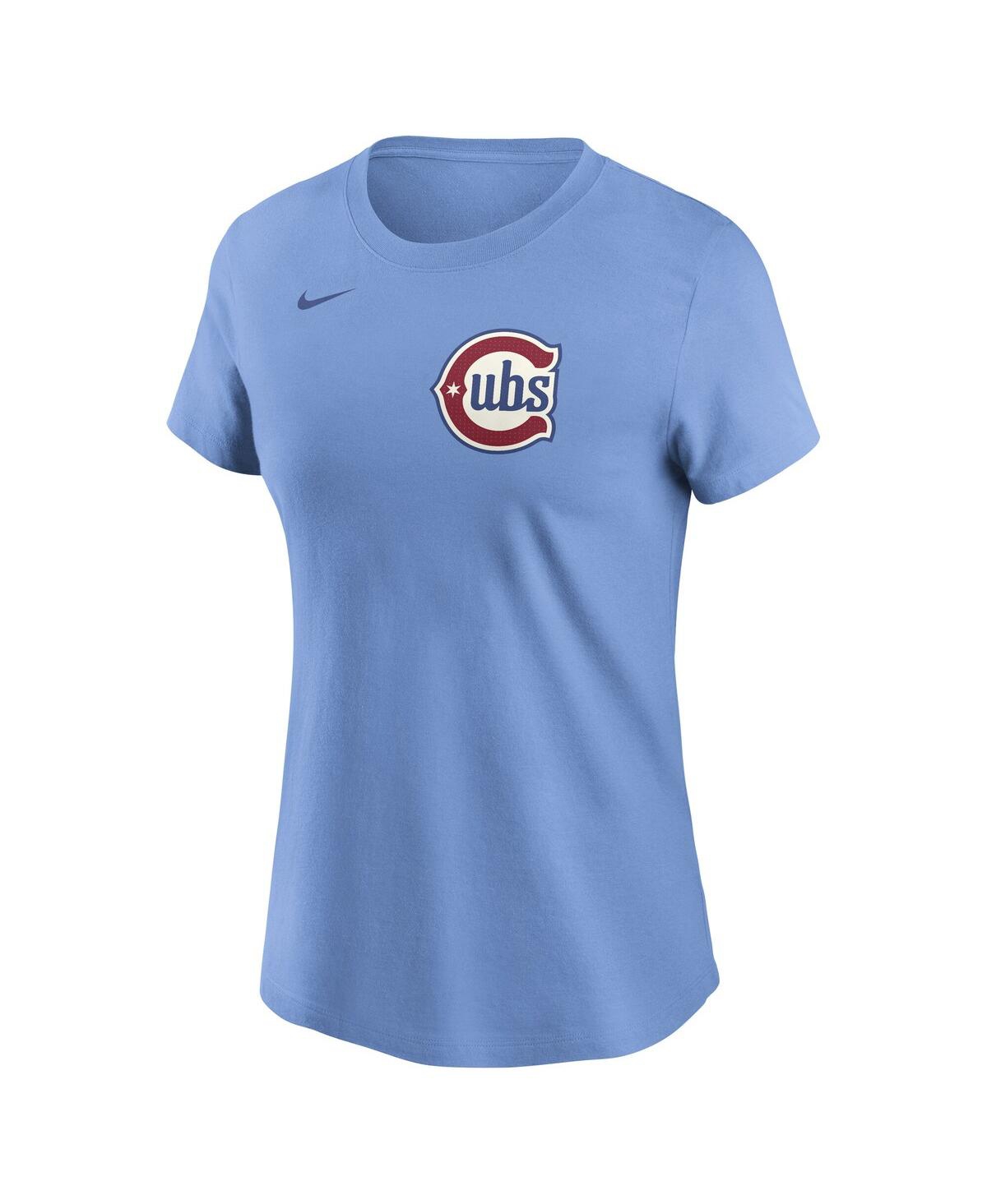 Nike Women's Shota Imanaga Baby Blue Chicago Cubs Fuse Name Number T-shirt In Light Blue