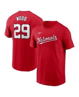 Nike - Men's James Wood Red Washington Nationals Fuse Name Number T-Shirt