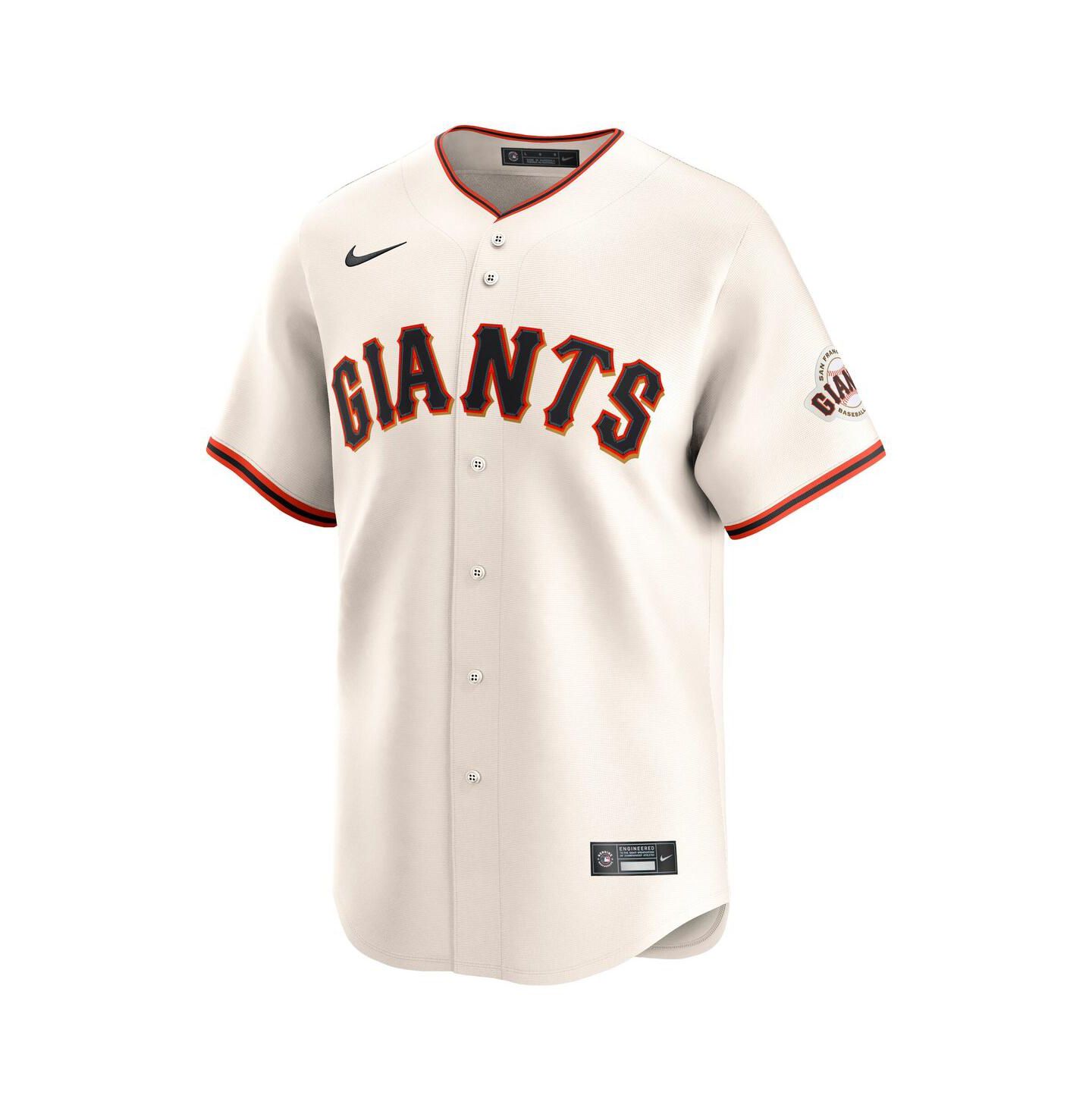 Мужской топ Nike Matt Chapman Cream San Francisco Giants Home Limited Player Jersey — фото 3
