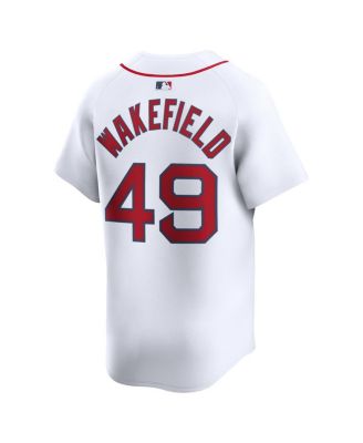Men's Tim Wakefield White Boston Red Sox Home Limited Player Jersey