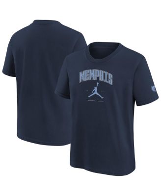 Jordan - Big Boys and Girls Navy Memphis Grizzlies Essential Cities T-Shirt