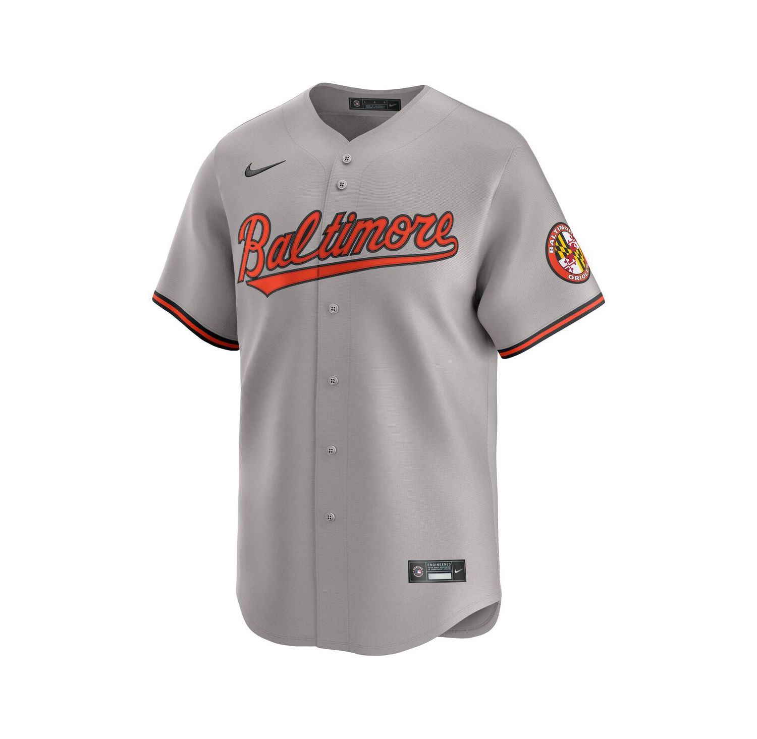 Men's Gray Baltimore Orioles Road Limited Jersey