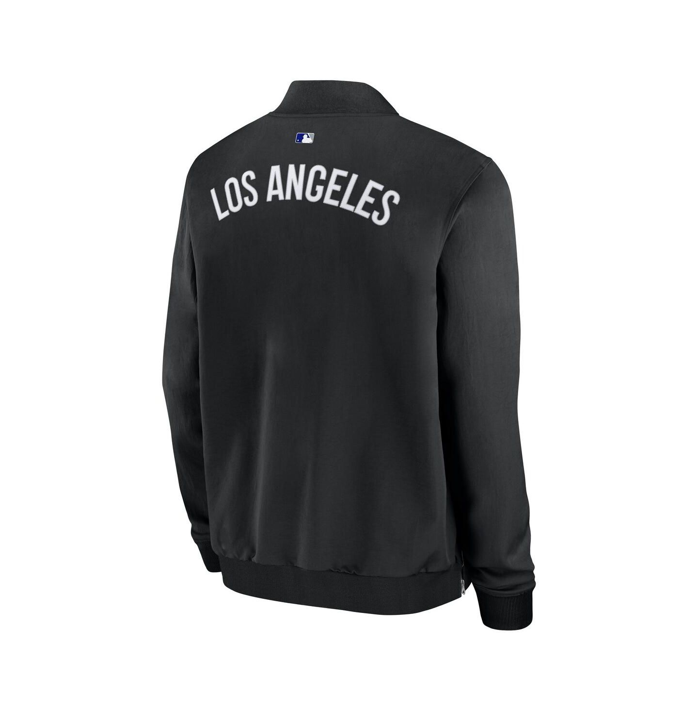 Мужской бомбер Nike Los Angeles Dodgers Authentic Collection Dugout на молнии, Anthracite — фото 2