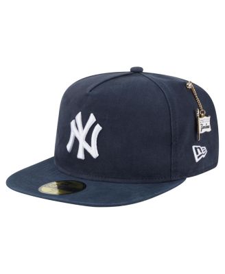 New Era - Men's Navy New York Yankees Championship Side Flag A-Frame 59FIFTY Fitted Hat