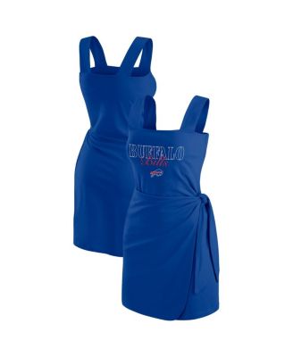 WEAR by Erin Andrews - Women's Royal Buffalo Bills Wrap Dress
