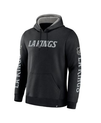 Men's Black Los Angeles Kings Big City Legacy Fleece Pullover Hoodie
