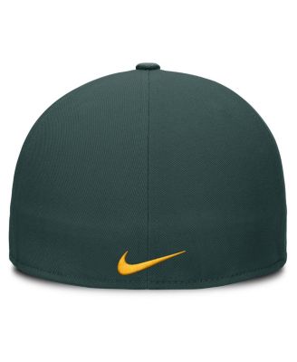 Men's Green Athletics True Performance Fitted Hat