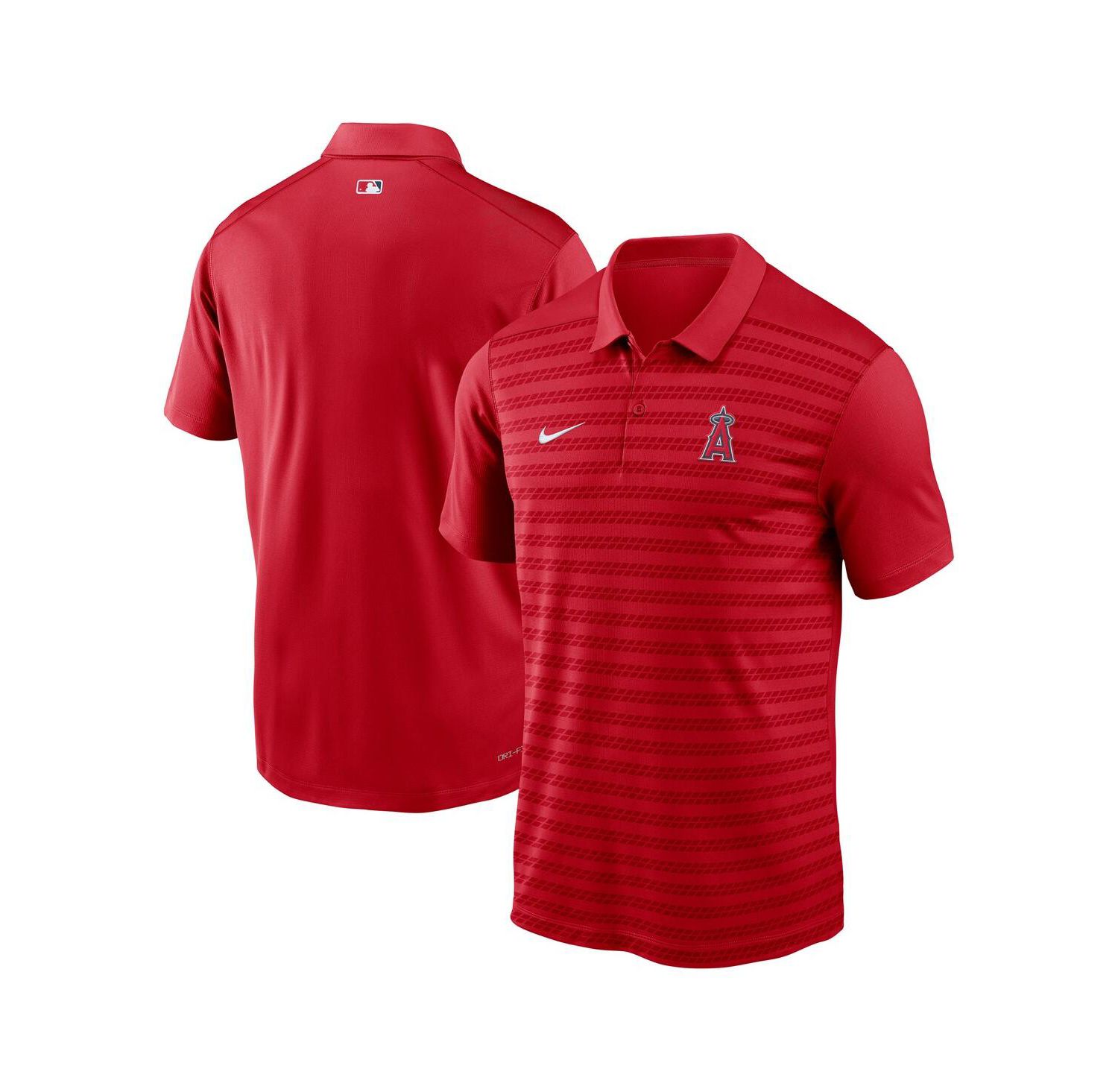 Men's Red Los Angeles Angels Authentic Collection Victory Performance Polo Shirt