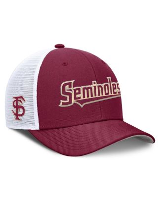 Nike - Men's Garnet Florida State Seminoles 2025 Dugout Coaches Rise Performance Trucker Adjustable Hat
