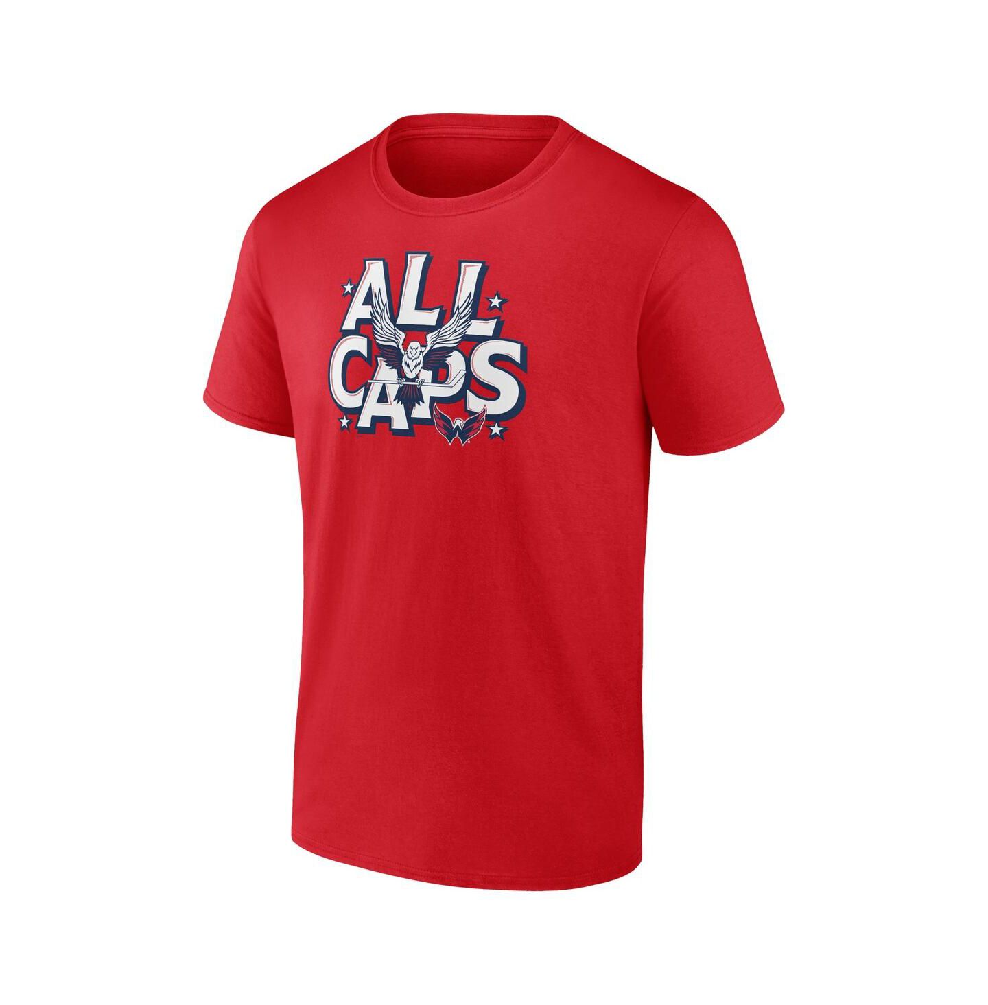 Мужская футболка Fanatics Red Washington Capitals Local Domain — фото 3